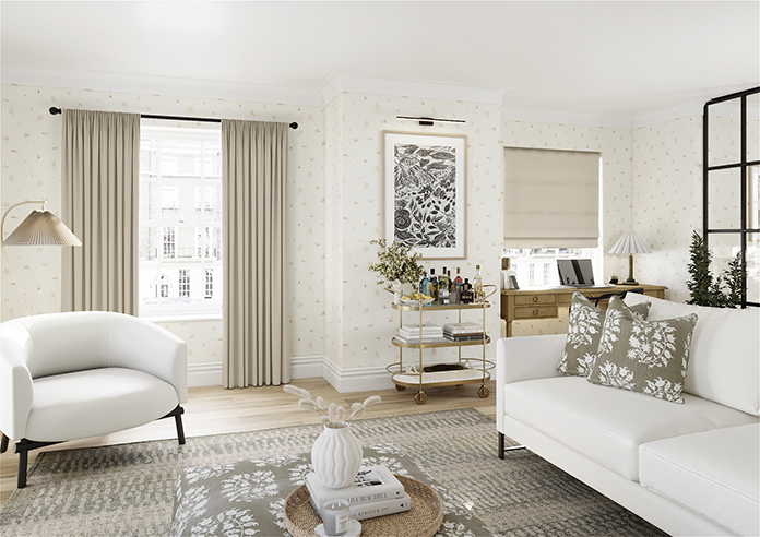 Stockholm, Parchment - Made to Measure Curtains - Image 7